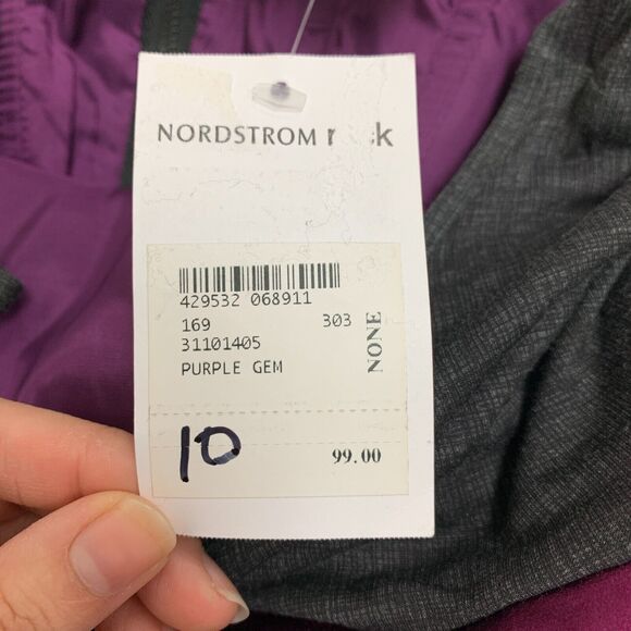 Tory Burch Sheath Dress Womens 10 Purple Corset Silk Zip Up Lined Sheer Contrast - Picture 14 of 16